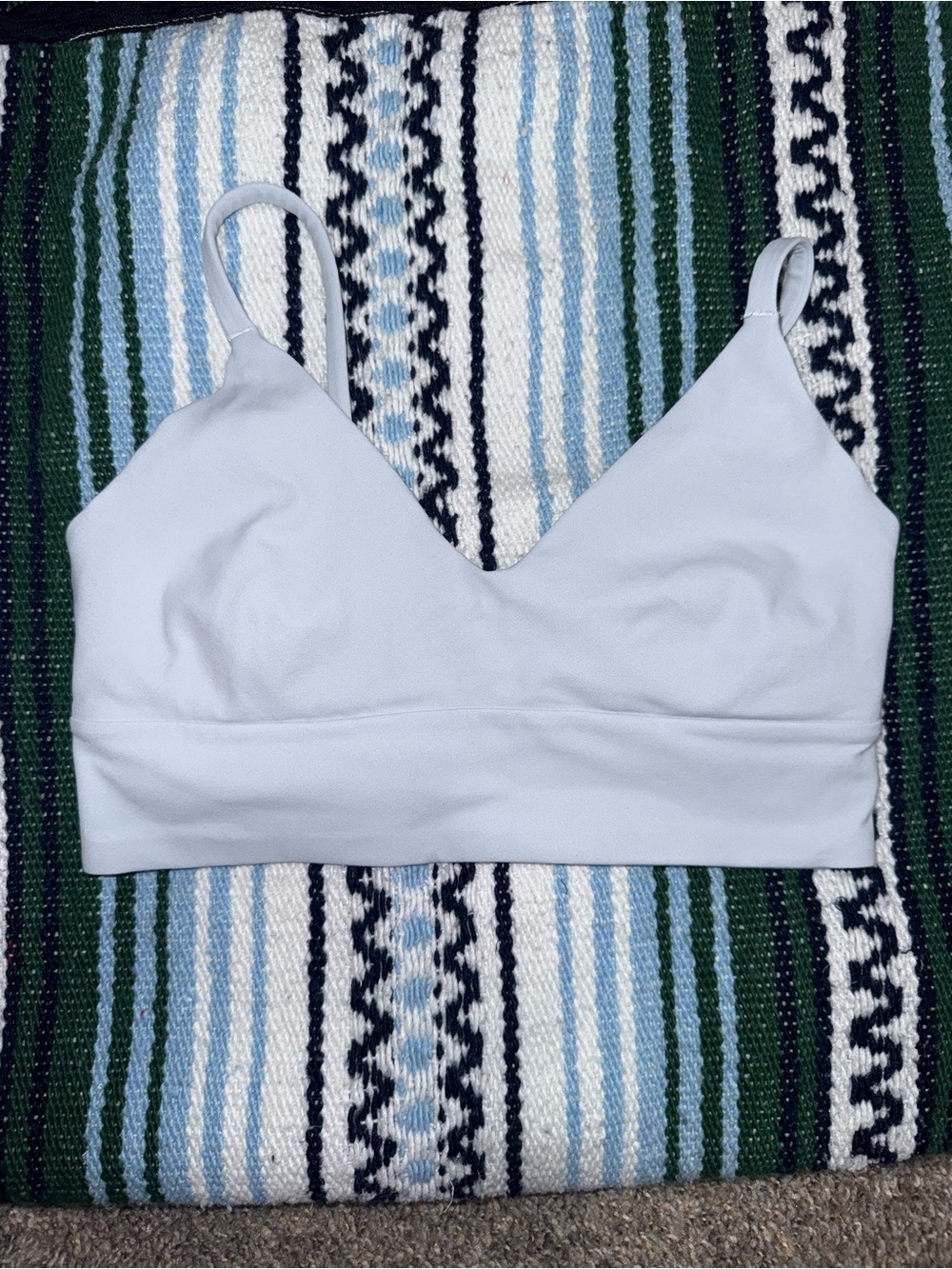 lululemon athletica Light Blue Seamless Bralette